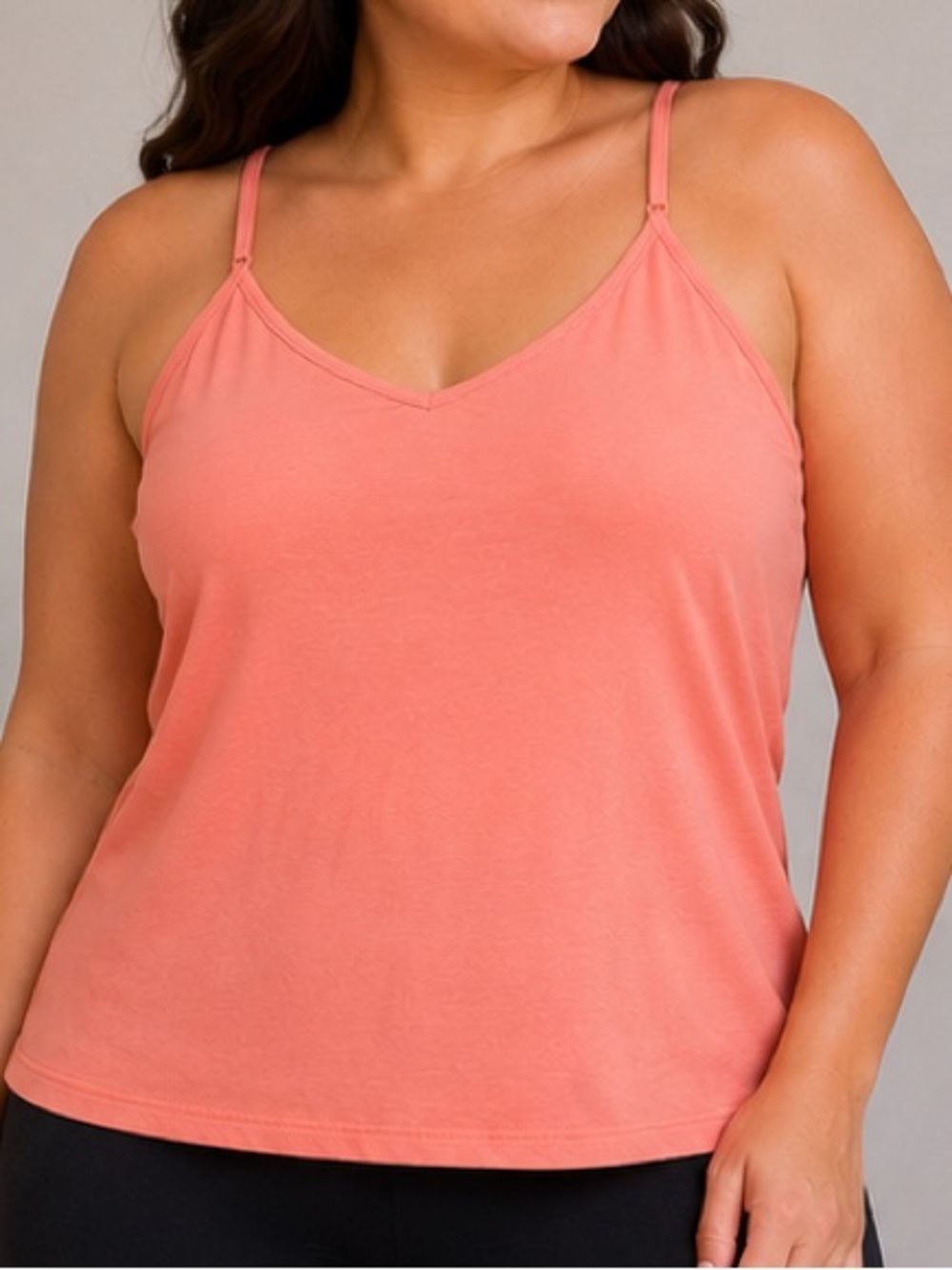 VENUS Adjustable Strap Cami Tank coral  – Women’s 2X